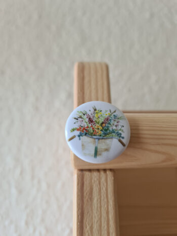 Blumenlenker Aquarelle mini Magnetbutton 25mm – Bild 2