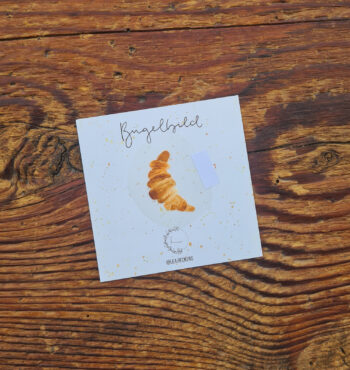 Bügelbild Croissant Geschenk