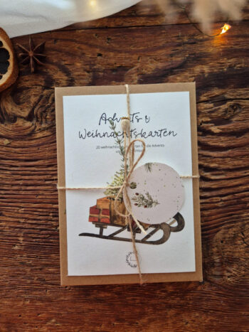 Weihnachtsbox 2026 Geschenkbox Edition 2026 Weihnachtskarten 20 Set